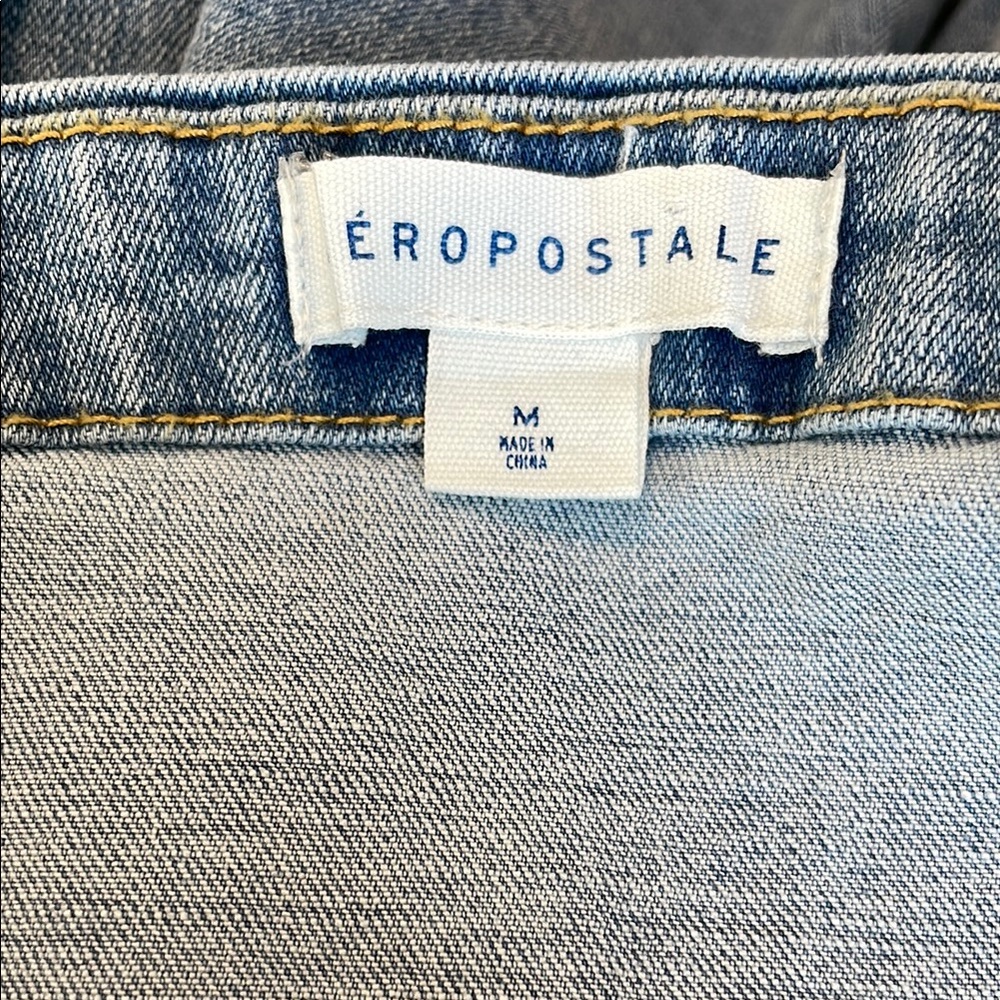 EUC Aeropostale Blue Denim Button-Down Dress - Picture 5 of 6